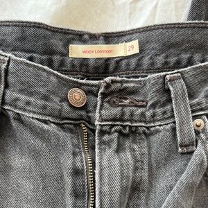 Levi's Gray Flare Jeans
